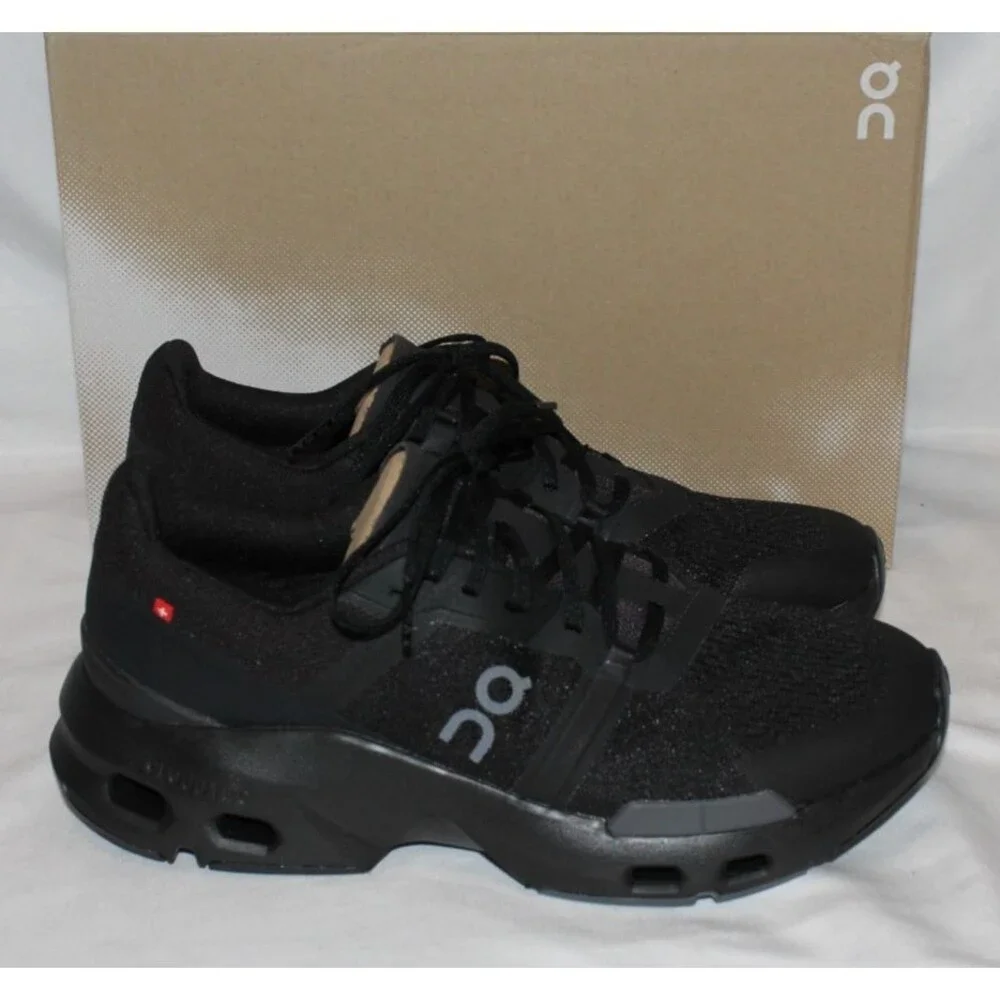 NEW ON CLOUD MEN'S CLOUDPULSE RUNNING‎ ATHLETIC SNEAKERS SZ 8.5 BLACK ECLIPSE